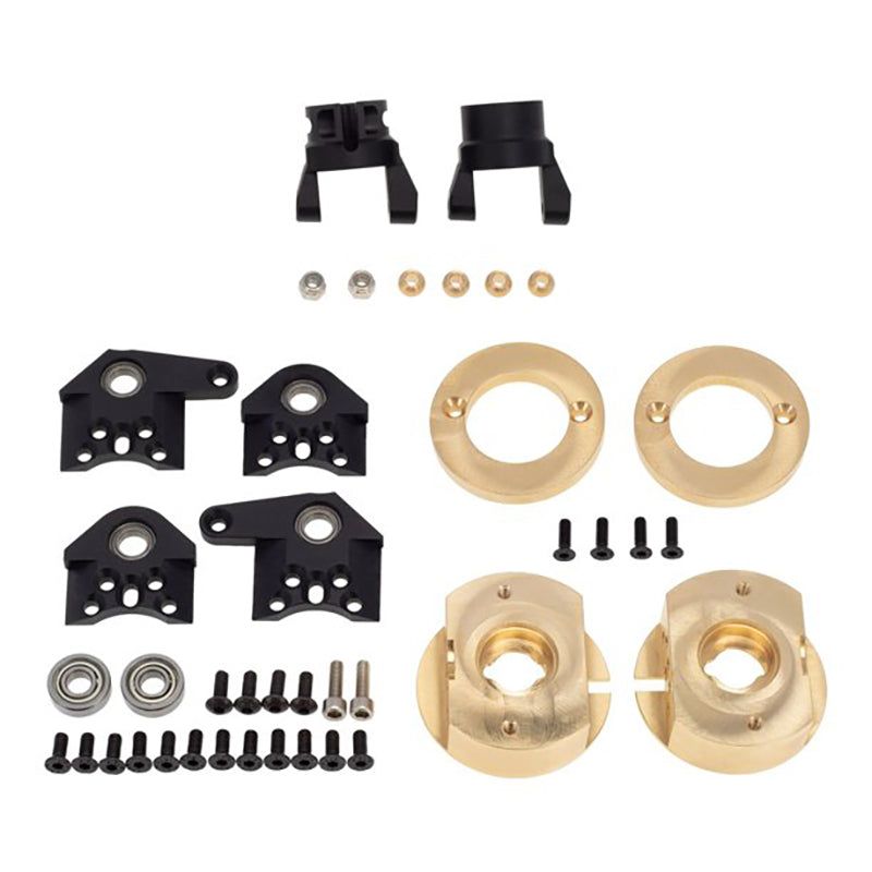 Alloy Caster & Steering Blocks w/ Weight Added 146g Each for Wraith 2.2 & RR10 | Ridgecrest | RR10 Bomber 4WD
