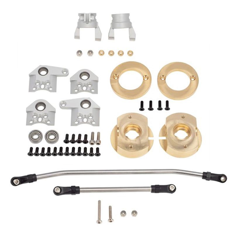 Alloy Caster, Steering Blocks Weight +146g Each w/Linkages for Wraith 2.2 & RR10 | Ridgecrest | RR10 Bomber 4WD