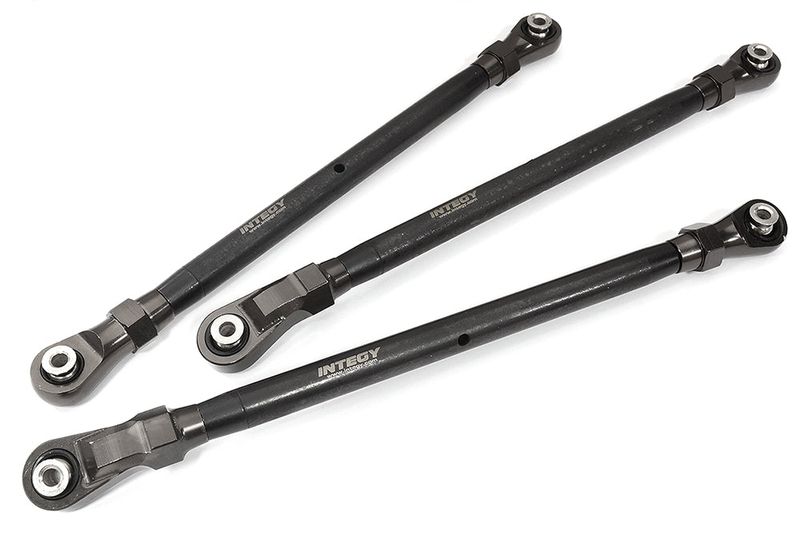 Grey Front & Rear Upper Suspension Linkages for Axial SCX6 Crawler 254002
