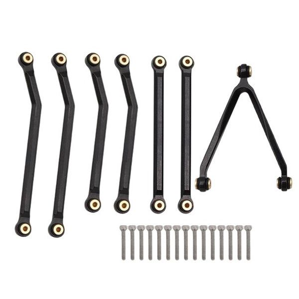 Black Alloy Linkage Upgrade Kit for Axial 1/24 Scale SCX24 C10 RC Truck