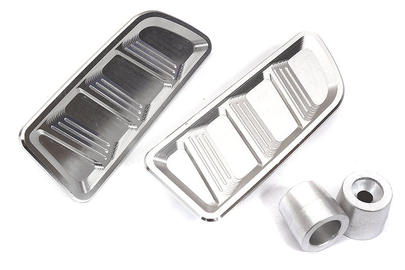 Billet Machined Realistic Front Hood Vents for Axial 1/6 JLU Wrangler 250004 | SCX6
