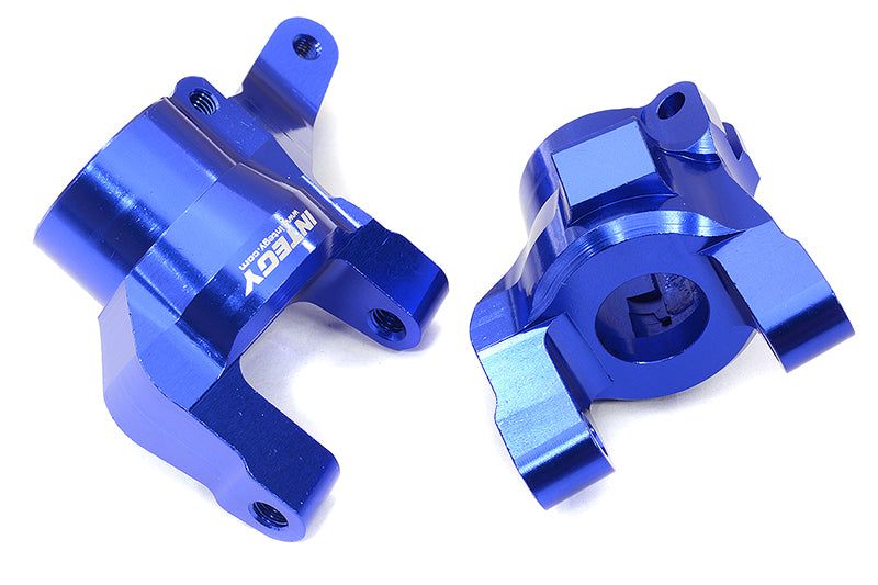 Blue Billet Machined Caster Blocks for Axial SCX6 Jeep Wrangler 1/6 Scale 252003