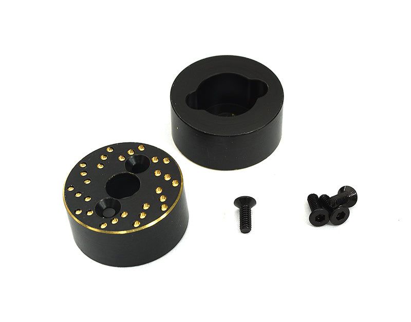 Brass Alloy Rear Axle Weight (2) Add-On 17g Each for Traxxas 1/18 TRX-4M