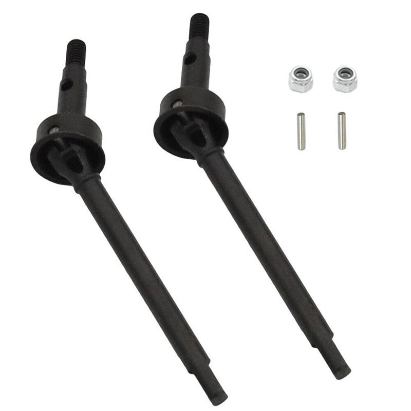 Black Front Universal Drive Shafts for Traxxas 1/18 TRX-4M Scale Crawler 9729