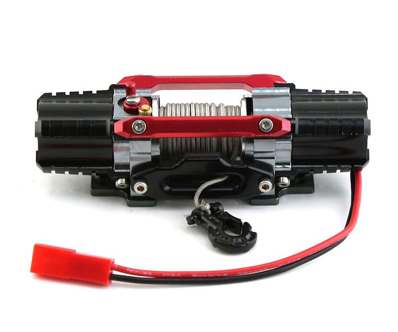 Realistic Alloy Machined Twin Motor Winch Kit for 1/10 Scale Off-Road Crawler