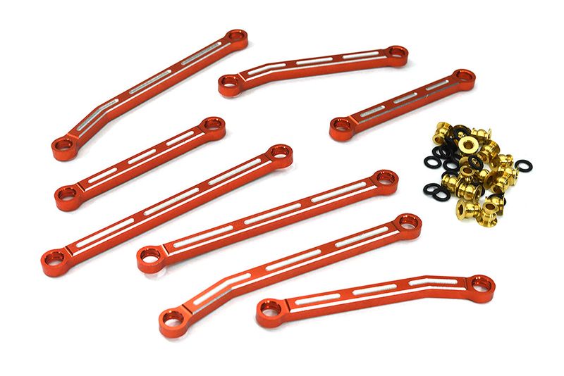 Alloy Machined Suspension Linkages (8) for Traxxas 1/18 TRX-4M Crawler 9842