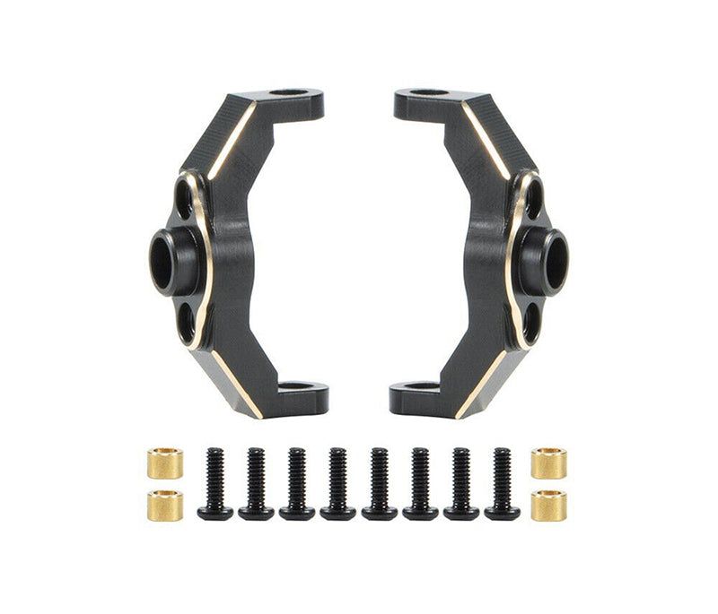 Brass Alloy Caster Blocks (2) 6g Each for Traxxas 1/18 TRX-4M Scale RC Crawler