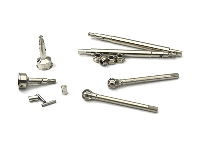 Steel Front & Rear Universal Drive Shafts (4) for Traxxas 1/18 TRX-4M 9729 9730