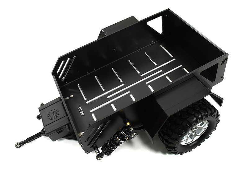 Axle-Less Trailer w/ Independent Suspension & LED Kit 1/10 RC 352x265x123mm