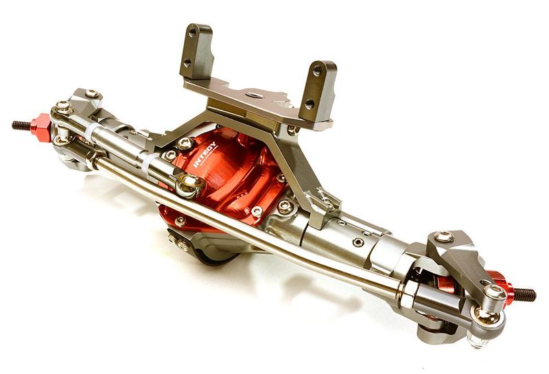 Complete 4-Link Front Axle w/ Internals for Axial SCX-10 & Custom 1.9 Crawlers