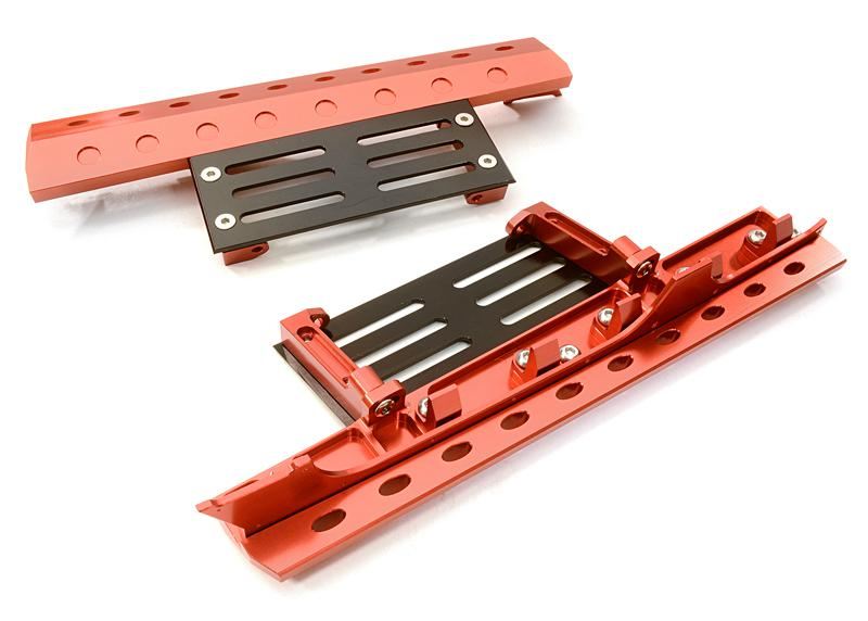 Billet Machined Realistic Deluxe Side Step for SCX-10, Dingo, Honcho & Jeep
