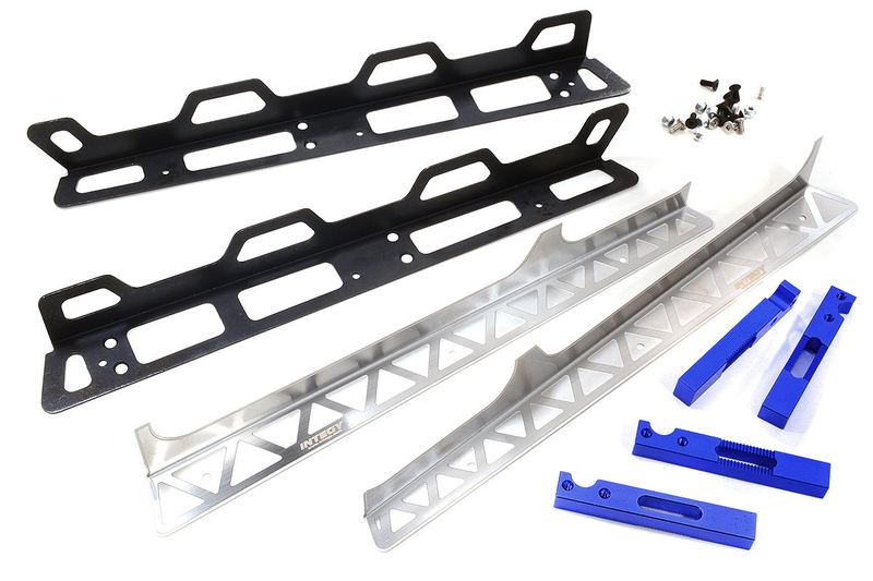Billet Machined Blue Rock Rails for Axial SCX6 Crawler 250003