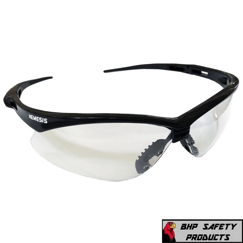 Kleenguard Nemesis Safety Glasses — Clear Lens, Single Pair