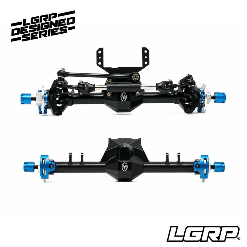 LGRP® 1/24 Spider 9™ Signature Series Axle Set - Front & Rear