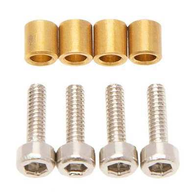 MEUS C-Hub Screws & Brass Bushings for SCX24 Iso Axles (set)