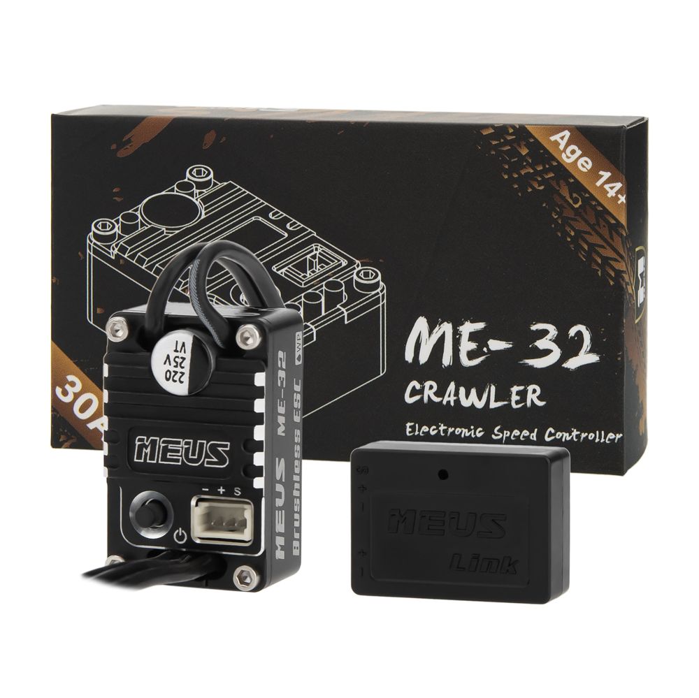 MEUS Racing ME32 Brushless ESC — SCX24 / TRX4M / Ascent-18