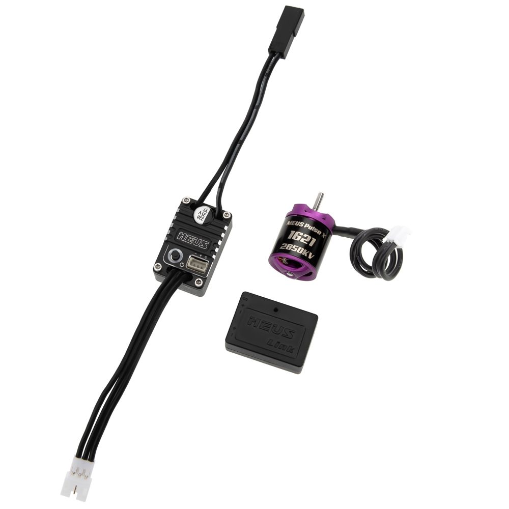 MEUS Racing ME32 Brushless ESC & Pulse X Motor Kit — SCX24 / SCX30 / TRX4M