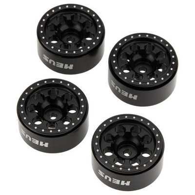 MEUS Racing 0.7-Inch Aluminum Beadlock Deep-Dish Wheels for 1/30 Axial SCX30