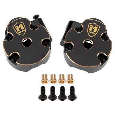 MEUS Racing Ascent-18 Apex Brass Steering Knuckles & counterweight covers for 1/18 Redcat Ascent-18 Apex