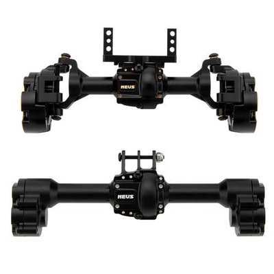 MEUS Racing Ascent-18 Apex Portal Axle Housings with Diff Covers Steering Knuckles for 1/18 Redcat Ascent-18 Apex