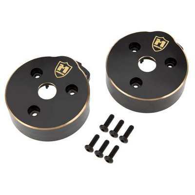 MEUS Racing Brass Counterweight Outer Portal Covers for 1/10 MEUS SCX10 Nylon Portal Axles