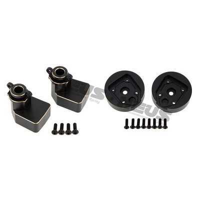 Meus Racing Brass Rear Gear Covers Rear Axle Carriers Set for Axial 1/