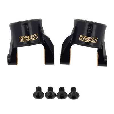 MEUS Racing SCX10 Pro Brass C-Hub Carriers L/R Heavy Weight Compatible For Axial 1/10 Upgrades