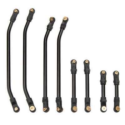 MEUS Racing SCX24 Dead90 Double Bent Links Deadbolt Front Links & 90mm Rear Links for Axial 1/24 SCX24