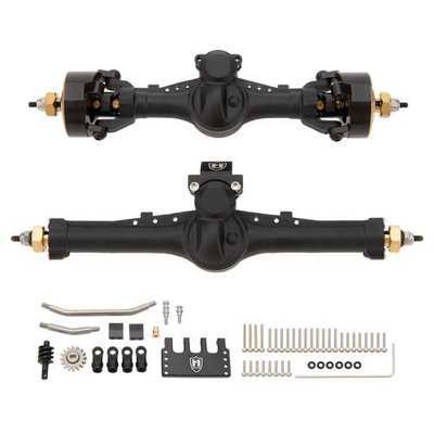 MEUS Racing SCX24 V2 Isokinetic Front Rear Axles +5MM 3-Section CVD With 52° Steering Angle for 1/24 SCX24