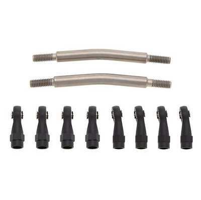 MEUS Racing TRX4 SCX10 Titanium Link Rod Linkage Kit for Traxxas TRX-4/Axial SCX10/Tamiya CCO1/Redcat Gen8