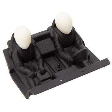 MEUS Racing TRX4M Ripper V2 Interior Kit Cockpit Doll Helmet Cooling Grill Fan 3D Printed Nylon