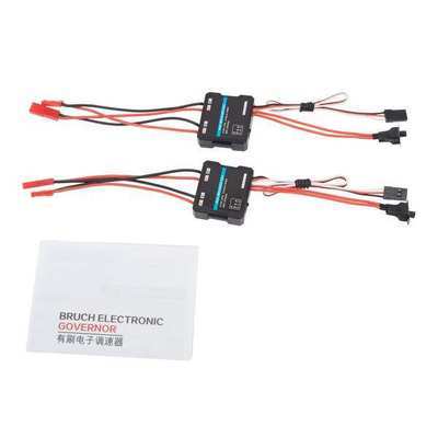 MEUS Racing 40A Brushed ESC for 1/16-1/24 Crawlers (2-Pack)
