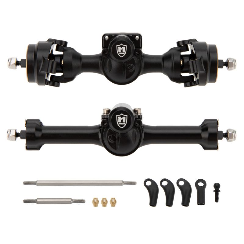 MEUS Racing +3mm Isokinetic SCX30 Axles with 3-Section CVD (US Warehouse)