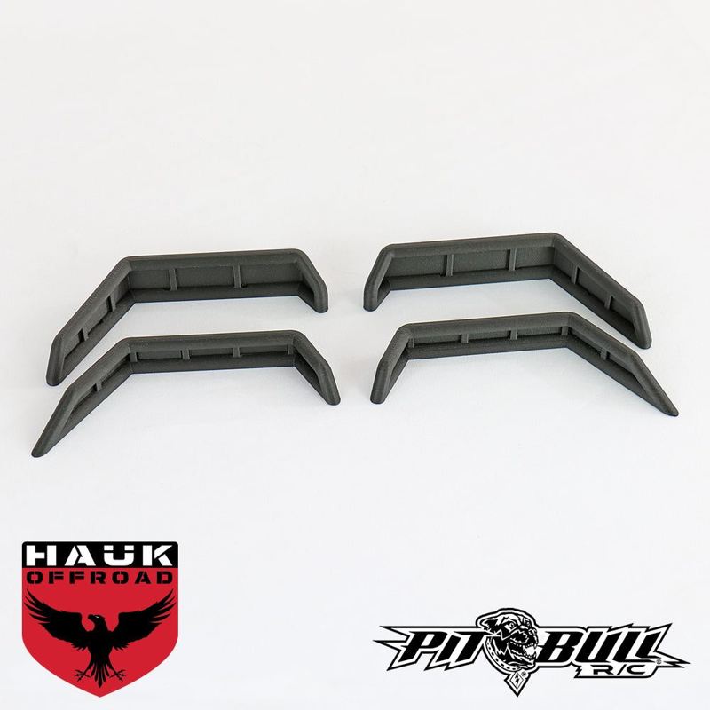 Hauk Fender Flares for Axial Jeep Body (4) (PBH05)