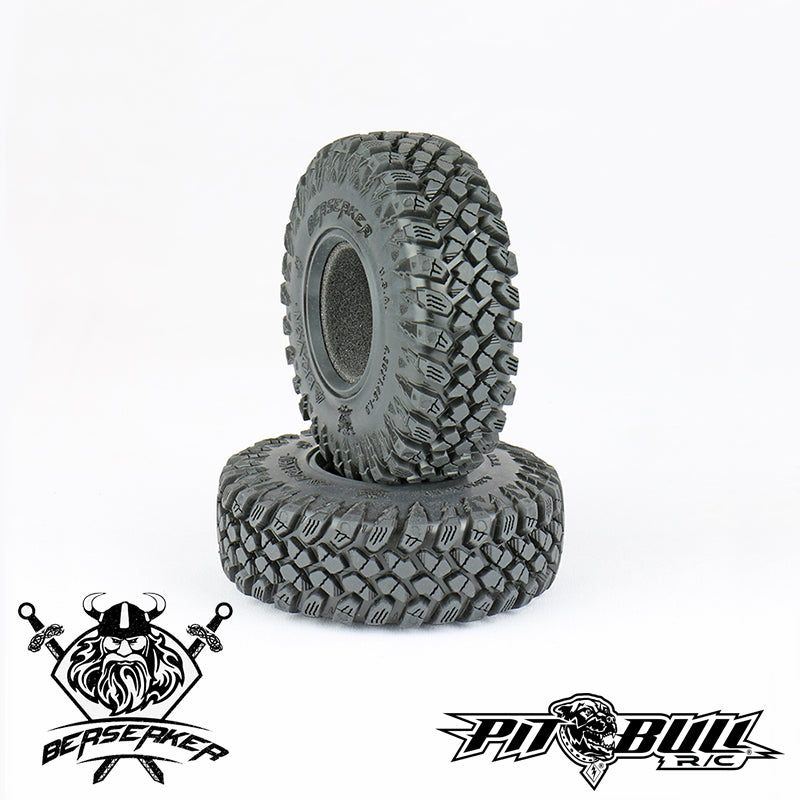 Pit Bull Braven Berserker 1.9" Scale Tires + Foam - Alien Kompound (2)