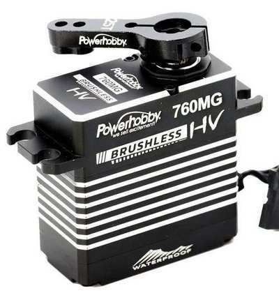 Power Hobby 760MG 55KG Brushless Waterproof Servo (PHBPH760MG)