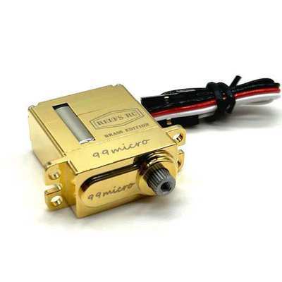 Reef's RC 99Micro Brass Edition Servo — 99 oz-in