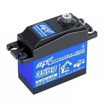 SPT SPT5435LV-180W 35KG Waterproof Metal Gear Digital Servo — Brushed, LV