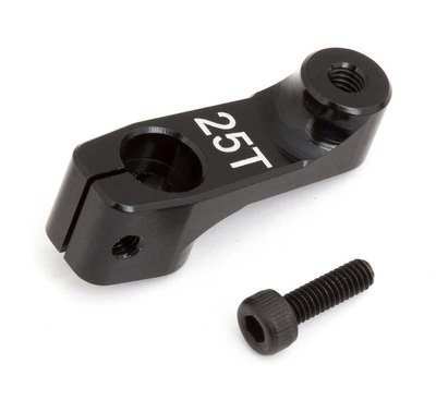 Team Associated 1370 15.5mm Aluminum FT Clamping Servo Horn (25T-Futaba/Savox/ProTek)