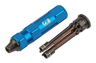 Team Associated Factory Team 7 Piece 1/4 in Hex Driver Set w/Handle (ASC1650)