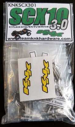 Team KNK Axial SCX10 III Chassis & Driveline Stainless Hardware Kit