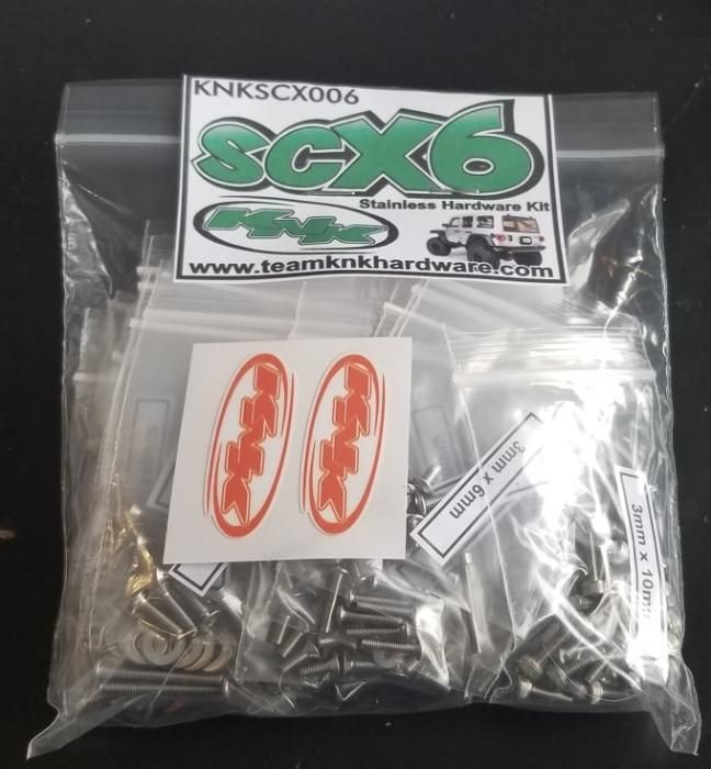 Team KNK Axial SCX6 Stainless Hardware Kit (KNKSCX006)