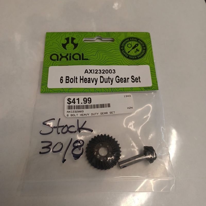 Axial 6-Bolt Heavy Duty Gear Set (AXI232003)