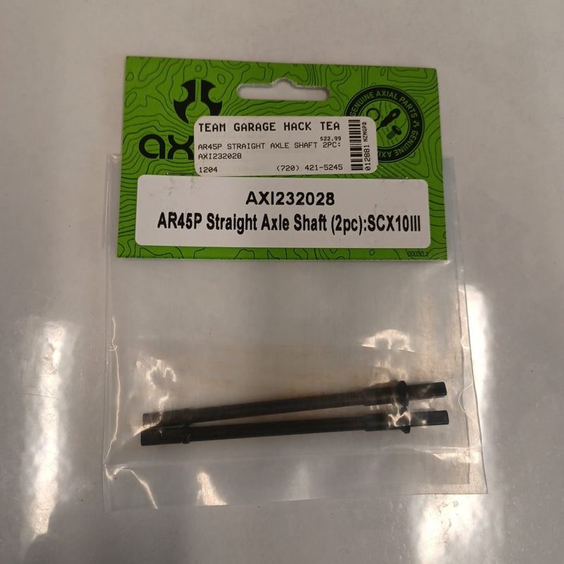 Axial AR45P Straight Axle - Rear (AXI232028)