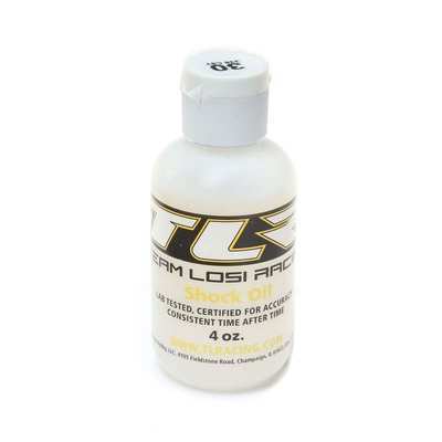 Team Losi Racing Silicone Shock Oil 30WT 338CST 4oz (TLR74023)
