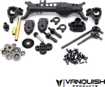 Vanquish F10 Portal Front Axle Set (Molded, Chromoly Portal Gears, Universal Shafts)