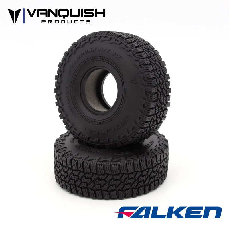 Vanquish Falken WildPeak A/T4W 4.75" 1.9 Tires (2) Red Compound