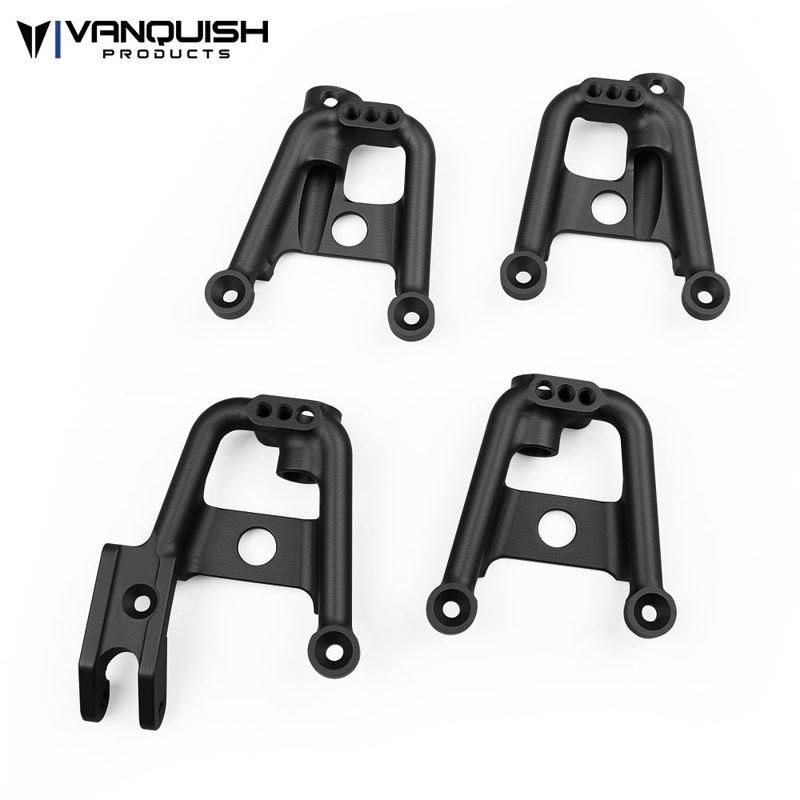 SCX10-II Shock Hoops Black Anodized