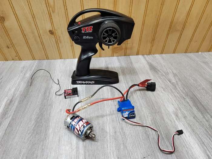 Traxxas TQ Transmitter + Receiver + XL-5 ESC + Motor