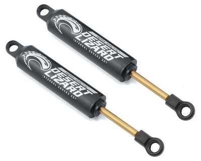 Yeah Racing 90mm Desert Lizard Shocks (2) Black